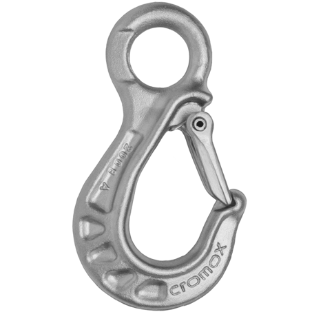 Eye load hook made of stainless steel from cromox®